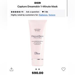 Dior capture dreamskin 1- minute mask